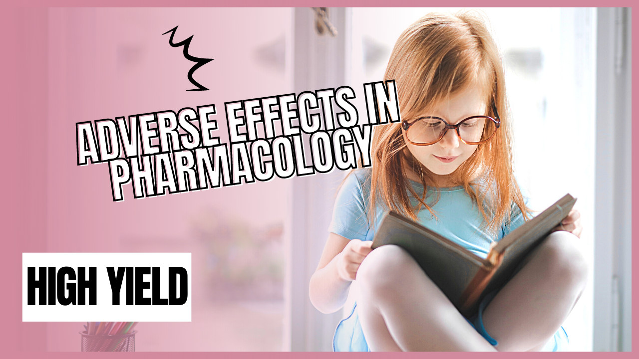Must know adverse effects in Pharmacology