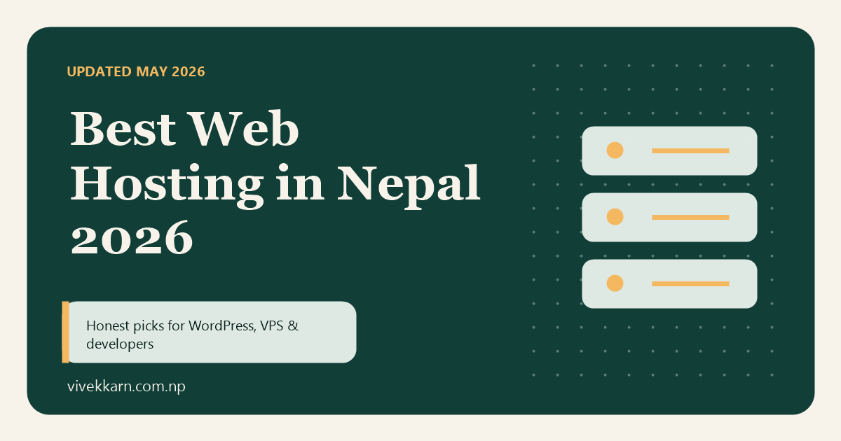 Best Web Hosting in Nepal 2026 thumbnail